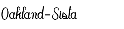 Oakland Sista Regular.ttf