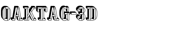 Oaktag 3D Regular.ttf