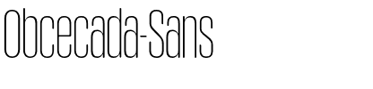 Obcecada Sans Regular.otf