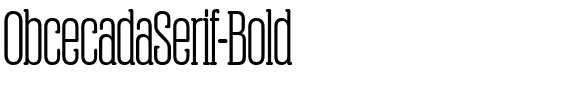 Obcecada Serif Bold.ttf