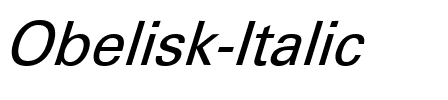 Obelisk Italic.ttf