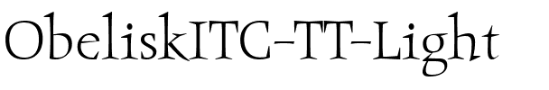 ObeliskITC TT Light.ttf