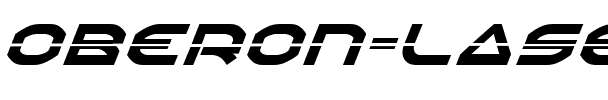 Oberon Laser Italic Laser Italic.ttf
