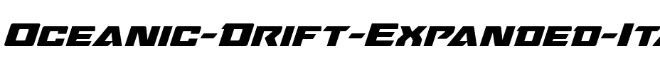 Oceanic Drift Expanded Italic Expanded Italic.ttf