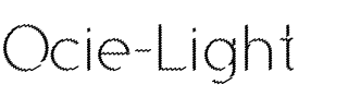 Ocie Light Regular.otf
