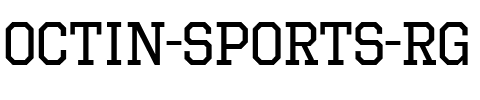 Octin Sports Rg Regular.ttf
