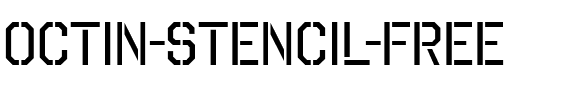 Octin Stencil Free Regular.ttf