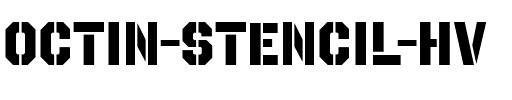 Octin Stencil Hv Regular.ttf
