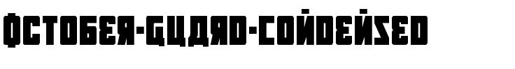 October Guard Condensed Condensed.ttf