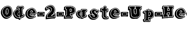 Ode 2 Paste Up Heavy Regular.ttf
