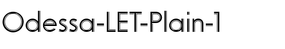 Odessa LET Plain.ttf