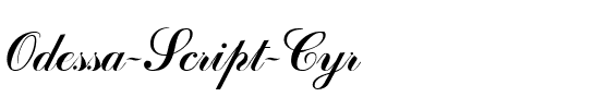 Odessa Script Cyr Regular.ttf