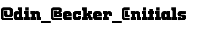 Odin Becker Initials Regular.ttf