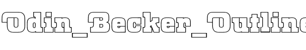 Odin Becker Outline Regular.ttf
