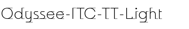 Odyssee ITC TT Light.ttf