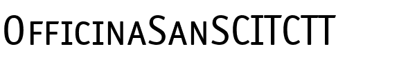 OfficinaSanSCITCTT Normal.ttf