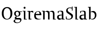 OgiremaSlab Regular.ttf