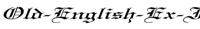 Old English Ex Italic Italic.ttf