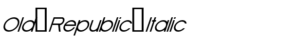 Old Republic Italic.ttf