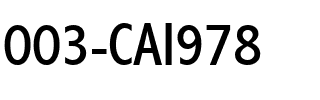 003-CAI978 Normal.ttf