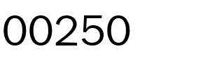 00250 Regular.ttf
