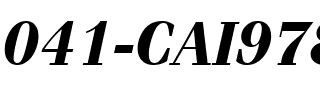 041-CAI978 041-CAI978.ttf