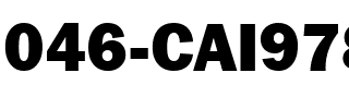 046-CAI978 046-CAI978.ttf