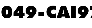 049-CAI978 049-CAI978.ttf