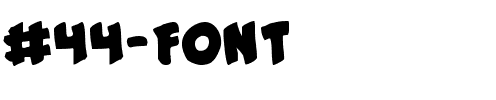 #44 Font Regular.ttf