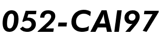 052-CAI978 052-CAI978.ttf