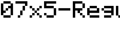 07×5 Regular.ttf
