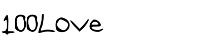 100Love Medium.ttf