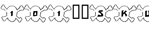 101! Skull &BoneZ Regular.ttf