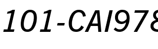 101-CAI978 101-CAI978.ttf