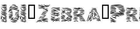101 Zebra Print Regular.ttf