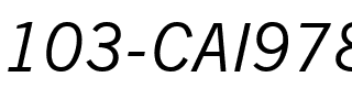 103-CAI978 103-CAI978.ttf