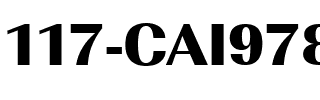 117-CAI978 Regular.ttf