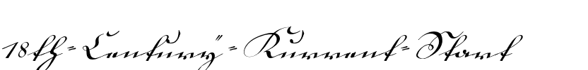 18th Century Kurrent Start Regular.ttf