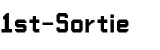 1st Sortie Regular.ttf