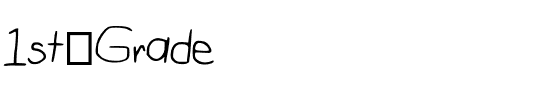 1st_Grade Medium.otf
