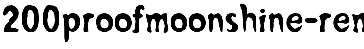 200proofmoonshine remix.ttf
