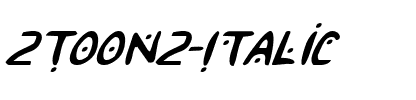 2Toon2 Italic Italic.ttf