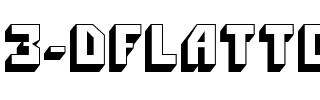 3-DFlattop Normal.ttf