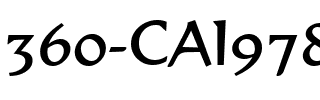 360-CAI978 Regular.ttf