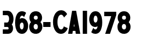 368-CAI978 368-CAI978.ttf
