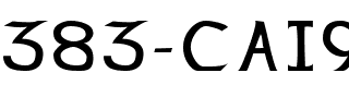 383-CAI978 Regular.ttf