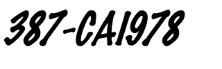 387-CAI978 387-CAI978.ttf