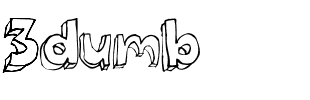 3Dumb Regular.ttf