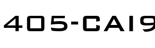 405-CAI978 Regular.ttf