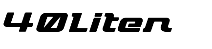 40Liter Medium.ttf